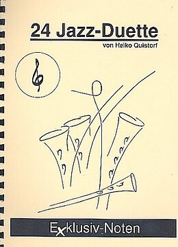 Heiko Quistorf Notenblätter 24 Jazz-Duette in C Violinschlüssel