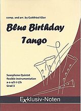 Gottfried Klier Notenblätter Blue Birthday Tango