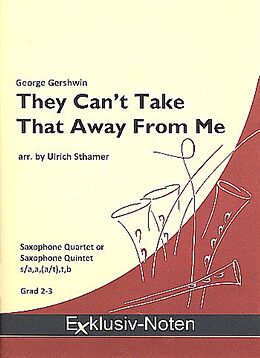 George Gershwin Notenblätter They cant take that away from me