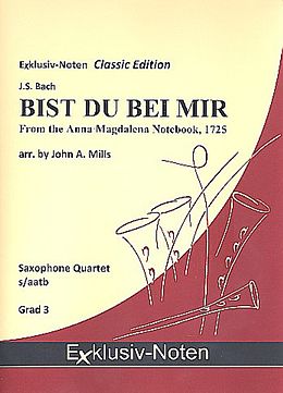 Johann Sebastian Bach Notenblätter Bist du bei mir