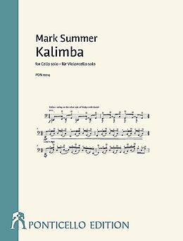 Mark Summer Notenblätter Kalimba