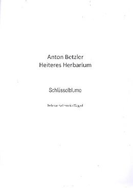 Anton Betzler Notenblätter Schlüsselblume
