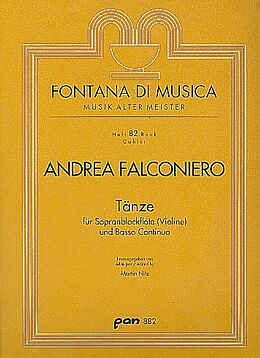 Andrea Falconiero Notenblätter Tänze