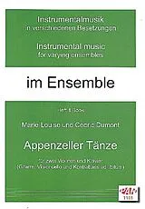 Cedric Dumont Notenblätter Appenzeller Tänze