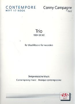 Conny Campagne Notenblätter Trio