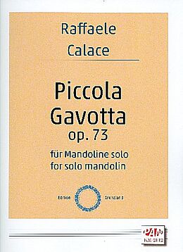 Raffaele Calace Notenblätter Piccola Gavotta op.73