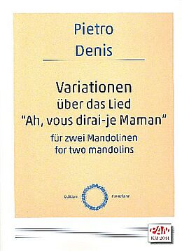 Pietro Denis Notenblätter Variationen über A vous dirai-je Maman