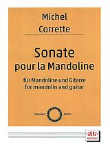 Michel Corrette Notenblätter Sonate pour la Mandoline