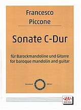 Francesco Piccone Notenblätter Sonate C-Dur