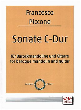 Francesco Piccone Notenblätter Sonate C-Dur