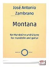 José Antonio Zambrano Rivas Notenblätter Montana
