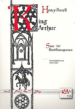 Henry Purcell Notenblätter King Arthur Suite für 4 Blockfklöten
