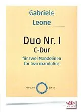 Gabriele Leone Notenblätter Duo C-Dur Nr.1