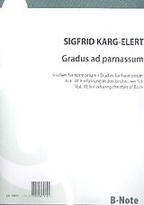 Sigfrid Karg-Elert Notenblätter Gradus ad parnassum 3B