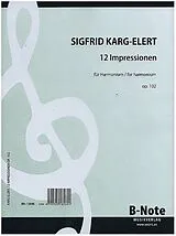 Sigfrid Karg-Elert Notenblätter 12 Impressionen op.102 für Harmonium