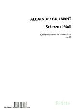 Felix Alexandre Guilmant Notenblätter Scherzo d-Moll op.31 für Harmonium