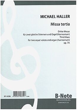 Michael Georg Haller Notenblätter Missa tertia op.7A