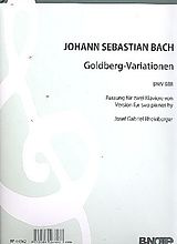 Johann Sebastian Bach Notenblätter Goldbergvariationen BWV988