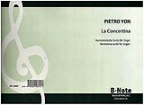 Pietro Alessandro Yon Notenblätter La Concertina