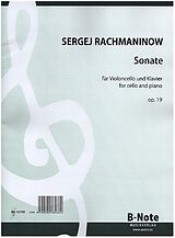Sergei Rachmaninoff Notenblätter Sonate g-Moll op.19