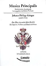 Johann Philipp Krieger Notenblätter Der Herr ist mein Hirt