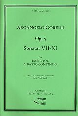 Arcangelo Corelli Notenblätter Sonaten op.5 Band 1 (Nr.7-11)