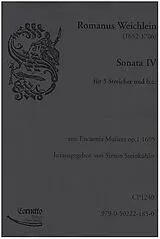 Roman Weichlein Notenblätter Sonate Nr.4
