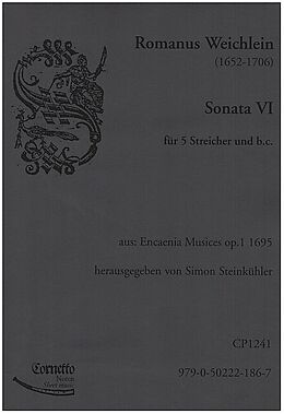 Roman Weichlein Notenblätter Sonate Nr.6