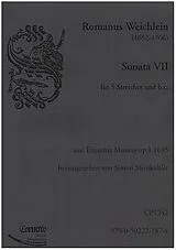 Roman Weichlein Notenblätter Sonate Nr.7