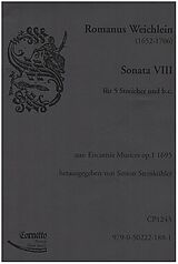 Roman Weichlein Notenblätter Sonate Nr.8