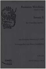Roman Weichlein Notenblätter Sonate Nr.10