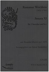 Roman Weichlein Notenblätter Sonate Nr.11
