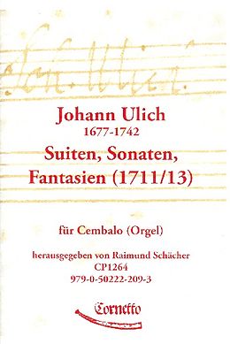 Johann Ulich Notenblätter Suiten, Sonaten, Fantasien