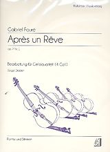 Gabriel Urbain Fauré Notenblätter Apres un rêve op.7,1