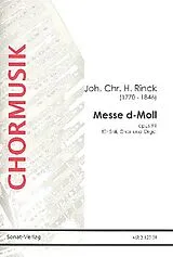 Johann Christian Heinrich Rinck Notenblätter Messe