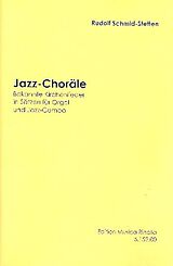 Rudolf Schmid-Stetten Notenblätter Jazz-Chorälefür Orgel und Jazz-Combo