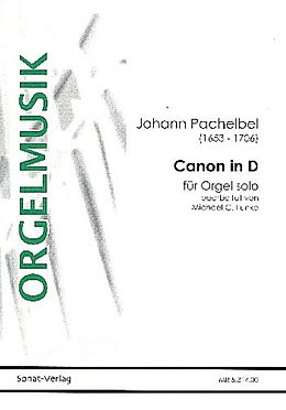 Johann Pachelbel Notenblätter Canon in D
