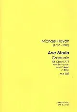 Johann Michael Haydn Notenblätter Ave Maria NH388
