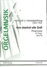 Heinrich Freiherr von Herzogenberg Notenblätter Nun danket alle Gott op.46