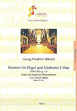 Georg Friedrich Händel Notenblätter Konzert F-Dur op.4,4 HWV292 für Orgel und Orchester