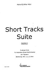 Hans-Günther Kölz Notenblätter Short Tracks Suite