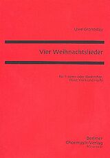 Uwe Gronostay Notenblätter 4 Weihnachtslieder für Frauenchor