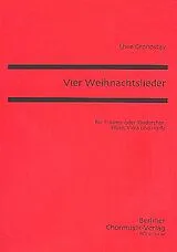 Uwe Gronostay Notenblätter 4 Weihnachtslieder für Frauenchor