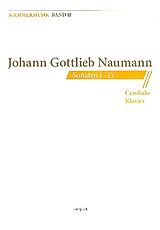 Johann Gottlieb Naumann Notenblätter Sonaten Nr.1-4