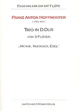 Franz Anton Hoffmeister Notenblätter Trio D-Dur