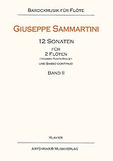 Giuseppe Sammartini Notenblätter 12 Sonaten Band 2 (Nr.5-8)