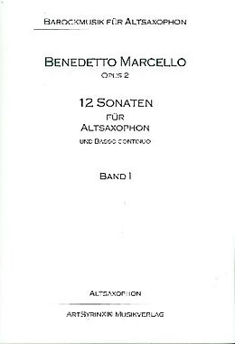 Benedetto Marcello Notenblätter 12 Sonaten op.2 Band 1 (Nr.1-3)