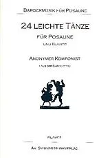 Anonymus Notenblätter 24 leichte Tänze aus der Barockzeit