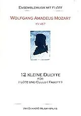 Wolfgang Amadeus Mozart Notenblätter 12 kleine Duette KV487