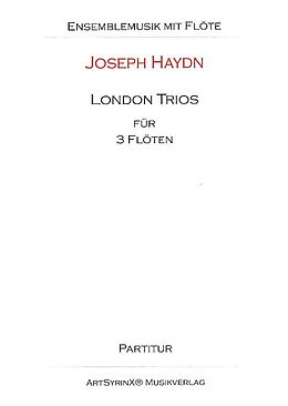 Franz Joseph Haydn Notenblätter Londoner Trios